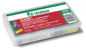 Zestaw bezpieczników Narzędzie do wyciągania bezpieczników (1) JCASE 50, (1) JCASE 60, (1) ŚCIĄGACZ, (4) JCASE 20, (4)