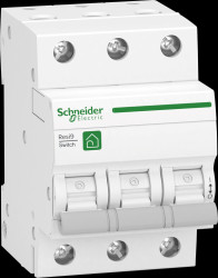 R9S64363 Resi9 circuit breaker, 3-pin, 63 A, 400 V AC