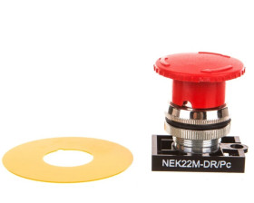 Napęd przycisku NEK22M-DR/P C ryglowany fi22 czerwony W0-N-NEK22M-DR/P C