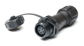 Przemysłowe złącza okrągłe 5-pinowe SP11 Układ szeregowy Gniazdo RS PRO