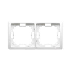 BASIC biały BMR2/11 Ramka 2-kr. KONTAKT
