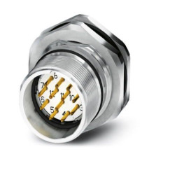 Złącze wielostykowe przemysłowe 17-pinowe M23 Montaż tylny Wtyczka Phoenix Contact