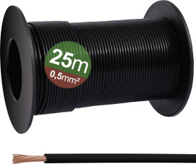 Quadrios 23CW025 Przewód jednożyłowy, 0.5 mm², 25 m