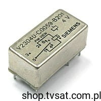 V23040-C0059-B201 Relay 4VDC 2A THT SIEMENS