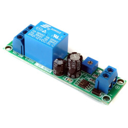 Przekaźnik czasowy NE555 opóźnione załączenie 1-200s 12V