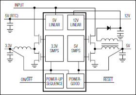 500kHz Multi-Output, Low-Noise Power-Supply Controllers for Notebook Computers