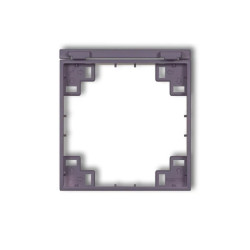 Ramka pośrednia do gniazd bryzgoszczelnych z uziemieniem SCHUKO wrzosowy 50MRPB-1s