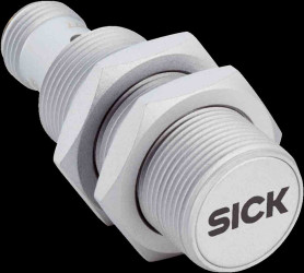 Czujnik zbliżeniowy M18 Indukcyjny 8 mm SICK Wpuszczany 10 → 30 V DC długość 52mm Gwintowany