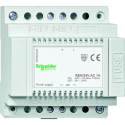 Zasilacz REG, AC 24 V/1A, jasnoszary MTN663529