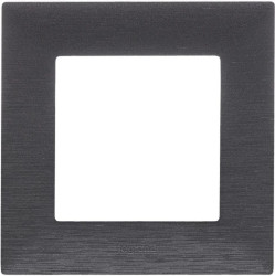 Niloe Step Ramka pojedyncza 1x stal szczotkowana 863991