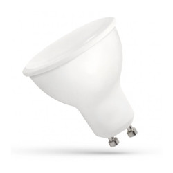 Żarówka LED GU10 8W CW 230V SP SPECTRUM Bi.zimna plast.