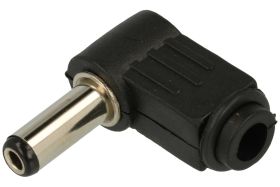 Wtyk; 2,5mm; zasilające DC; 5,5mm; 14,0mm; WDC25-55K14; kątowe 90°; na przewód; lutowany; plastik; RoHS