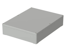 PC enclosure, (L x W x H) 300 x 230 x 65 mm, light gray (RAL 7035), IP65, 02252000