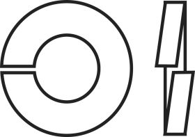 Podkładka sprężynowa Toolcraft, M3, DIN 127, 100 szt.