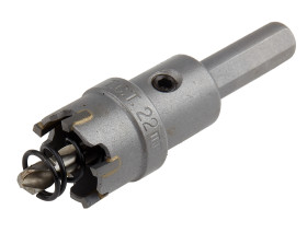 Wiertło Ø: 22mm Końcówka z węglika wolframu RS PRO Otwornica Otwornica gł. cięcia: 13mm
