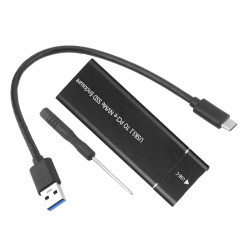 Obudowa HDD SSD M2 USB-C 3.1 adapter M.2 NVMe PCIe Gen 2 kieszeń dysku