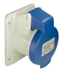 Gniazdo przemysłowe, proste, 2p+E, 16A, 200...250 V AC, IP 44 PKF16G423