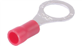 Końcówka Kablowa Izolowana Oczkowa Cu M8 100Szt Czerwona Okr8