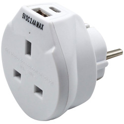 Uni-Com TM5UC Travel Socket with USB Charger