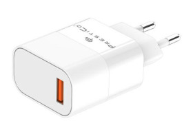PRESTICO F3A 1XUSB 22,5W QC 3.0 WHITE