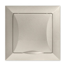 OPAL Gniazdo bryzgoszczelne z uziemieniem satyna GPT-16 OpH PI