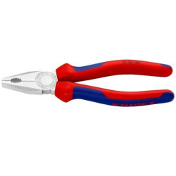Szczypce uniwersalne 180mm chromowane Kombinerki do chwytania i cięcia KNIPEX 03 05 180