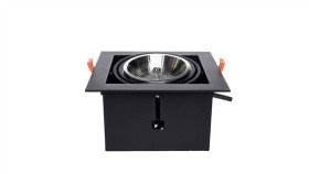 Spot Natynkowy Czarny Faro Łazienkowy Na Gu10 Lp-6510/1Sm Xl Bk Light Prestige