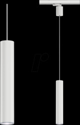 95398 ProRail3 pendant light Artemons, GU10, max. 10 W, dimmable, whit