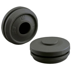 Spelsberg 26002501 Twin Membrane Plug black TPE for 1.5-4.5mm wall