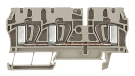 Blok zacisków przelotowych Weidmuller poziomy: Pojedynczy 26 → 10AWGZacisk Z raster: 6.1mm 32A 800 V