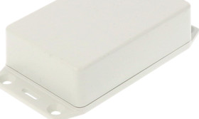 ABS enclosure, (L x W x H) 84 x 56 x 23 mm, light gray (RAL 7035), IP54, 1591XXMFLGY