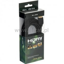 Kabel HDMI - HDMI 1,5m prosty CLASIC 4K