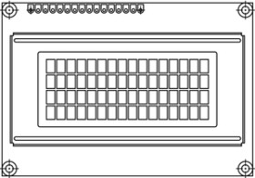 LCD-016N004A 16 x 4 Character LCD