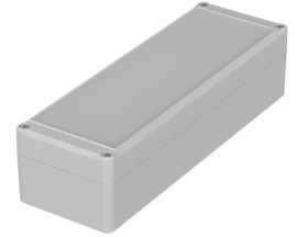 PC enclosure, (L x W x H) 240 x 80 x 60 mm, light gray (RAL 7035), IP65, 62224400