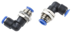 Adapter gwintowany typu rura – rura, typ: Kolanko, 10 barów