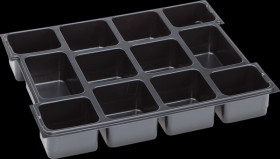 1000010126 Small parts insert, 12 recesses for L-BOXX 102