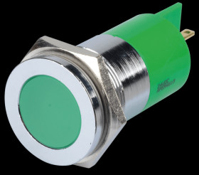 Q22F1CXXG24E Indicator LED, 24 V DC, 22 mm, FASTON, green/BrC