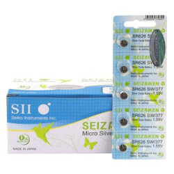 5 x bateria srebrowa mini Seizaiken 377 / 376 / SR 626 SW / G4