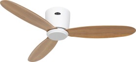 CasaFan ECO PLANO II 112 WE-EN WiFi Flügel Eiche natur Wentylator sufitowy 13 W (Ø x W) 112 cm x 160 mm biały pilot zdal