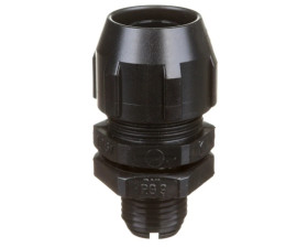 Dławnica do rur ochronnych PG9 IP66 czarna WPD 9/9 E03DK-07030100201