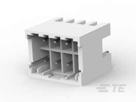 Listwa stykowa PCB 8-pinowe Grace Inertia raster: 3.3 mm Pionowy 2-rzędowe TE Connectivity Płyta250 V W osłonie