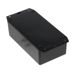 1591XXDFLBK Hammond Multipurpose Black FRABS Enclosure Flanged Lid 152 x 82 x 50mm