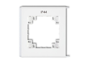 FLEXI Ramka zewnętrzna do wyłączników IP44 biały FRH KARLIK