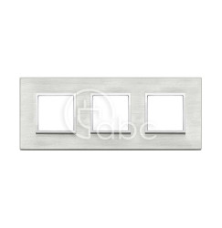 Ramka ozdobna Eikon Evo, 2+2+2M, Next Grey, 21644.02