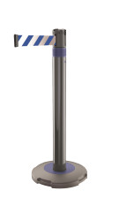 Bariera ochronna długość taśmy 3m Bariera chowana Niebieski, biały