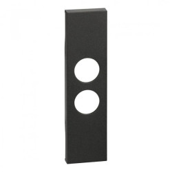 LIVING NOW plakietka gniazda TV-SAT 1mod. czarny KG09