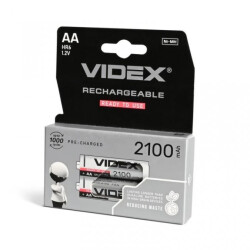 Akumulator Niklowo Wodorkowy 2100mAh AA 2szt. VIDEX