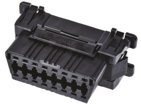 Złącze samochodowe 16-pinowe TE Connectivity 2-rzędowe Męski 10A Montaż na panelu Obudowa złącza samochodowego