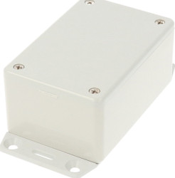 ABS enclosure, (L x W x H) 85 x 56 x 39 mm, light gray (RAL 7035), IP54, 1591LF2SGY