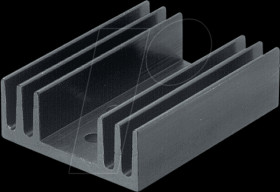 SK 09 20 TO 220 SA Heat sink, 20 mm, aluminum, 13 K/W, TO-220
